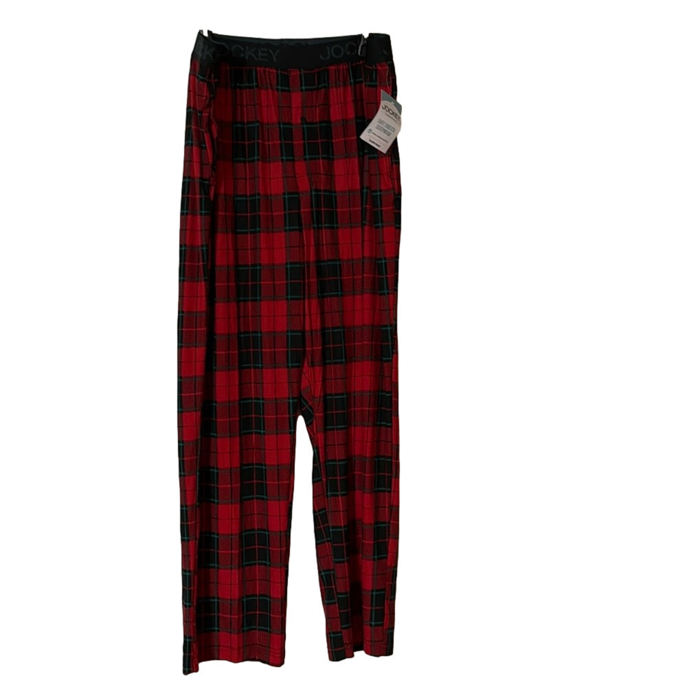 NWT Jockey red plaid Lounge Pants